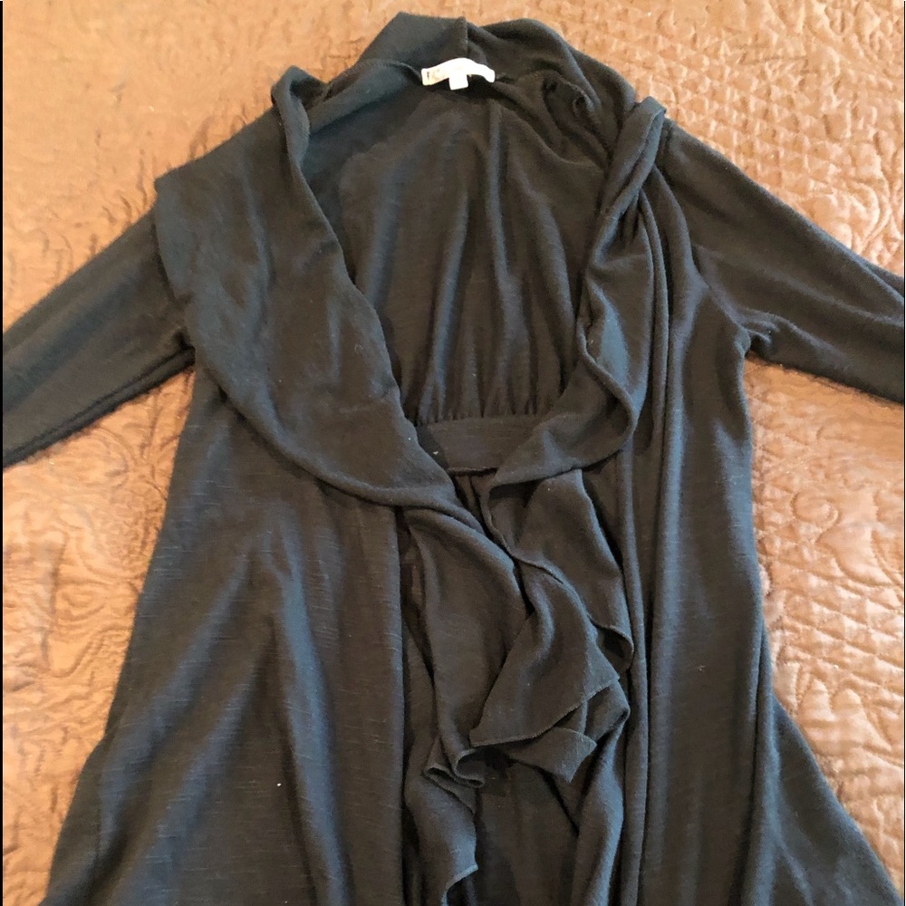 Cami black with frills